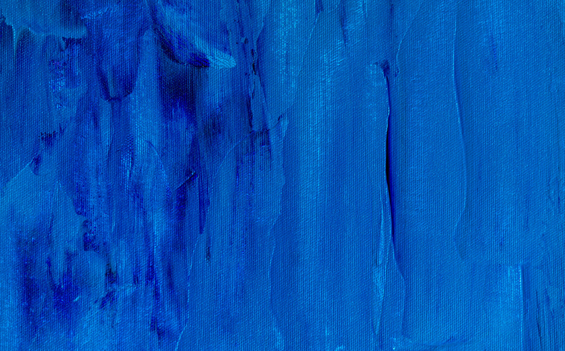 blue painting