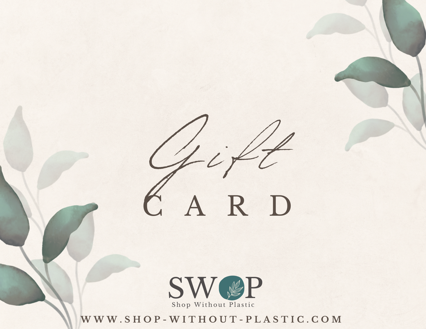 SWOP Gift Card (Online) - SWOP - shop without plastic