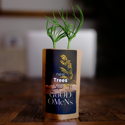 Good Omens Tree Growing Kits. Unique Gift