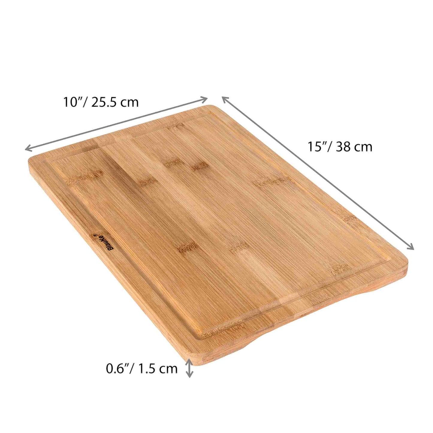 Wood Cutting Board for Kitchen 15x10 inch - Wooden Serving Tray