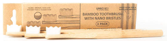 LiveCoco™ Nano Toothbrush - Sustainable Bamboo-0