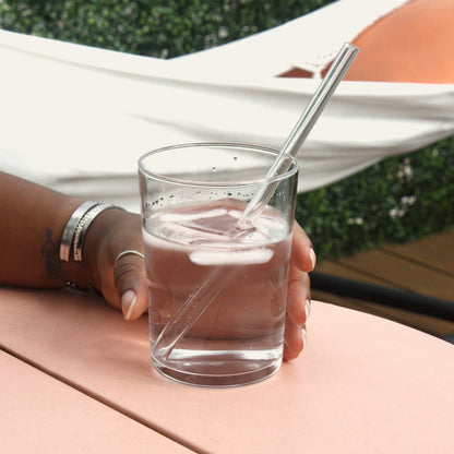 Reusable Glass Straw & Case Set