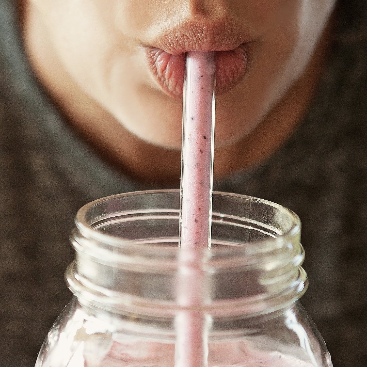 Reusable Glass Straw & Case Set