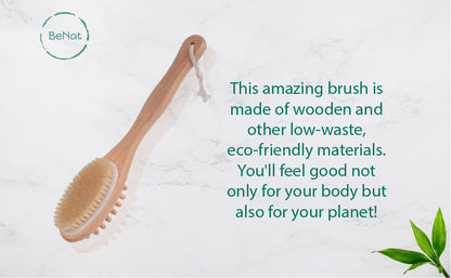 Bath & Body Massage Brush - SWOP - shop without plastic