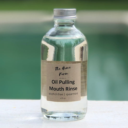 Spearmint Oil Pulling Mouthrinse