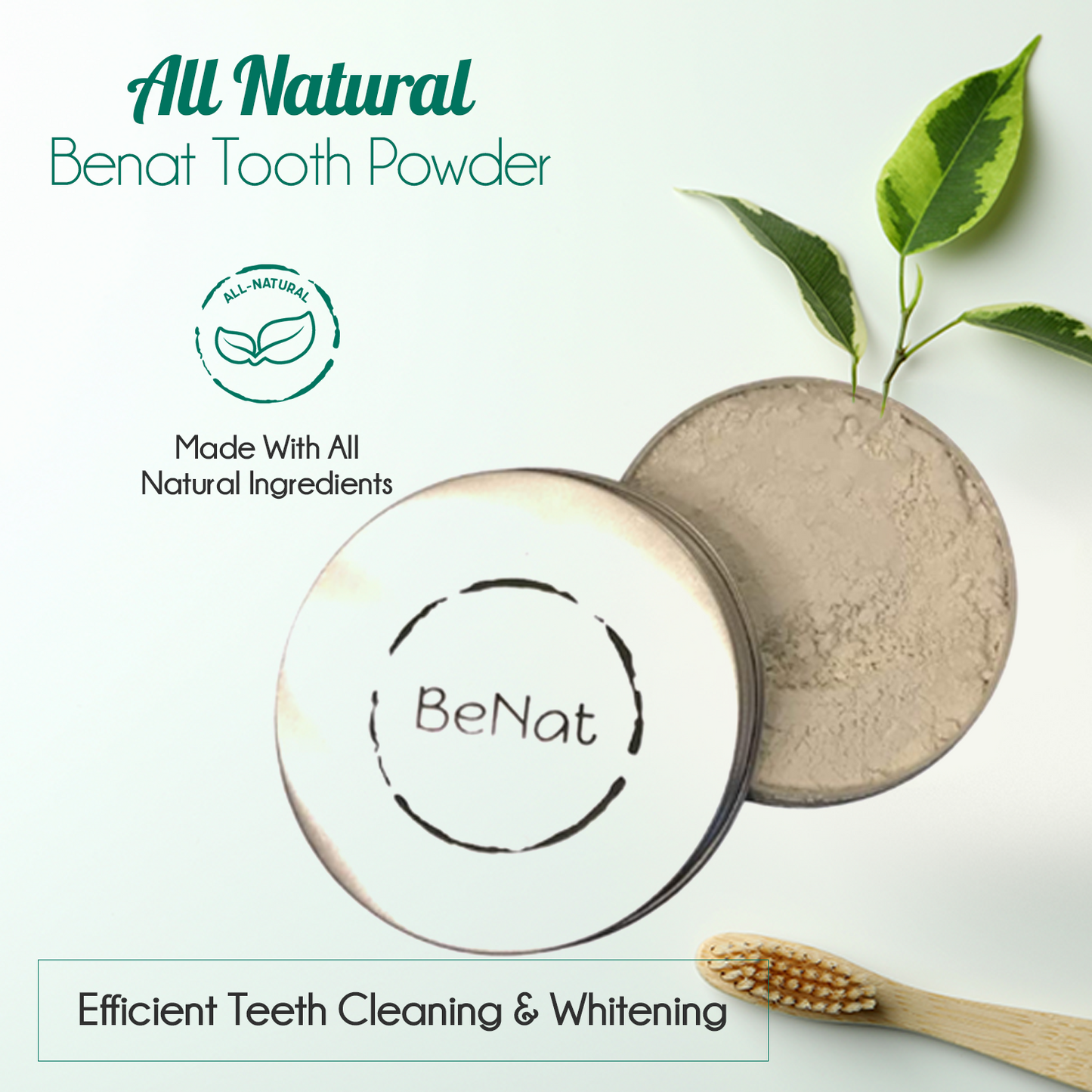 All-Natural Tooth Powder. Eco-Friendly. - SWOP - shop without plastic