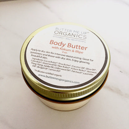 Organic Body Butter / Gardener's Hands / Gardner's Therapy / Elbow