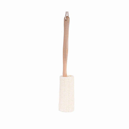 Natural Loofah Bath Brush w/Long Handle. - SWOP - shop without plastic