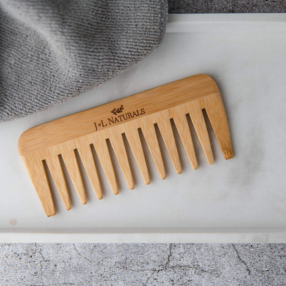 Bamboo Detangling Comb-1