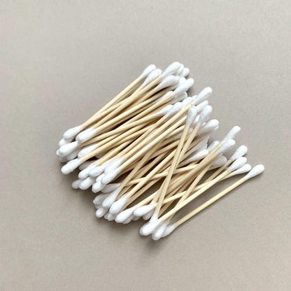 Bamboo Cotton Swabs- 100 buds - SWOP - shop without plastic