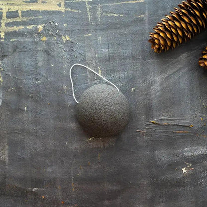 Konjac Facial Sponge - Charcoal - SWOP - shop without plastic