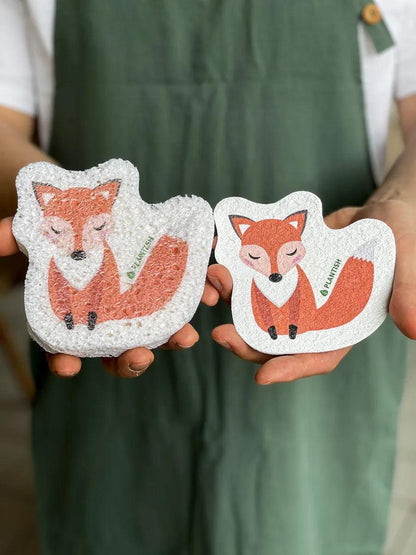 Fox - Pop-up Sponge - SWOP - shop without plastic